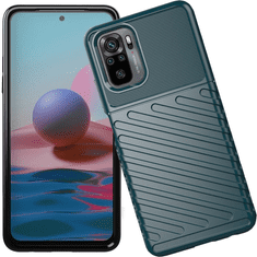 HURTEL THUNDER CASE FLEXIBILNÝ PANCIEROVÝ KRYT PRE XIAOMI REDMI NOTE 10 / REDMI NOTE 10S ZELENÝ