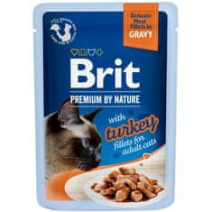 Brit Premium by Príroda Cat Delicate Fillets in Gravy with Turkey 85 g