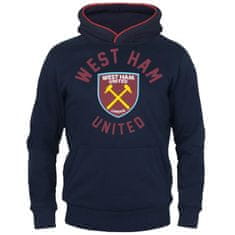 FAN SHOP SLOVAKIA Detská mikina West Ham United FC, modrá, klokanie vrecko | 10-11r