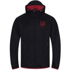 FAN SHOP SLOVAKIA Bunda Arsenal FC, čierna, kapucňa, zips | XL