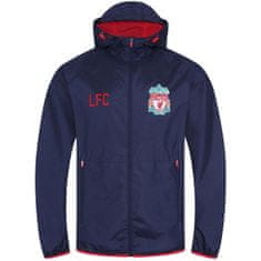 FAN SHOP SLOVAKIA Bunda Liverpool FC, modrá, kapucňa, zips | L