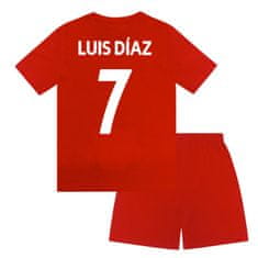 FAN SHOP SLOVAKIA Detské pyžamo Liverpool FC, Luis Díaz, krátky rukáv | 10-11r