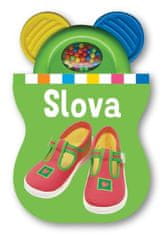 Slová - Leporelo s hrkálkou