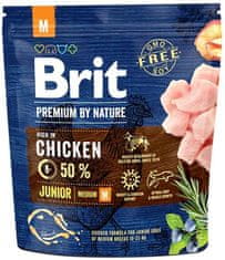 Brit Krmivo Premium by Nature Junior M 1kg