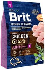 Brit Krmivo Premium by Nature Junior S 3kg