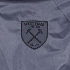 FAN SHOP SLOVAKIA Bunda West Ham United FC, šedá, kapucňa, zips | L