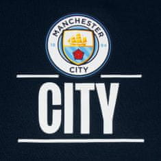 FAN SHOP SLOVAKIA Mikina Manchester City FC, tmavo modrá, kapucňa, zips | S