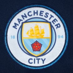 FAN SHOP SLOVAKIA Detská bunda Manchester City FC, modrá, stojačik, zips | 8-9r