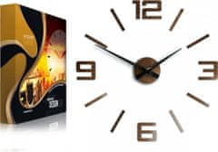 ModernClock 3D nalepovacie hodiny Reden medené