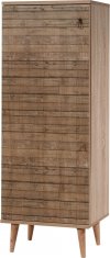 Hanah Home Botník Filinta Wood 50x135 cm dub sonoma