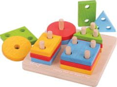 Bigjigs Toys Drevené nasadzovacie tvary SHAPES