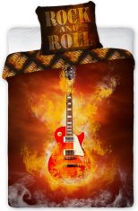 FARO Textil Bavlnená posteľná bielizeň Gitara 160x200 cm