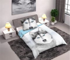 FARO Textil Bavlnená posteľná bielizeň Wild Husky 160x200 cm