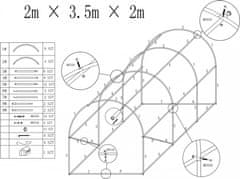 TZB Fóliovník AUREA 2x3,5m zelený