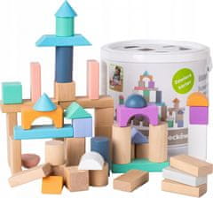 EcoToys Drevené kocky Eco Toys 50 ks