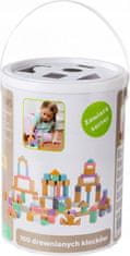 EcoToys Drevené kocky Eco Toys 100 ks