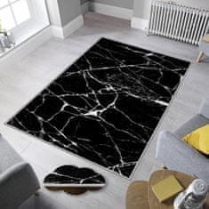 Conceptum Hypnose Koberec Black Marble 80x150 cm čierny