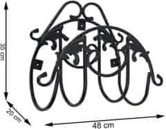 Dekorstyle Držiak záhradnej hadice Arnaut čierny