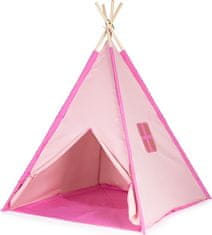 EcoToys Indiánske teepee VIGVAM ružové