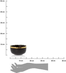 Dekorstyle Keramická miska Kati 11,5 cm čierna