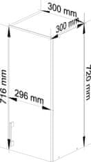 Akord Kuchynská závesná skrinka 30 cm Artus