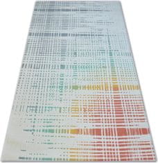 Dywany Lusczów Kusový koberec SCANDI 18216/063 - pásy kockované, velikost 120x170