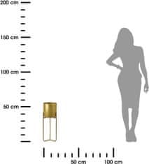 Dekorstyle Kvetinový stojan Swen 55 cm zlatý