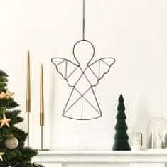 DecoKing LED svetelná dekorácia ANGEL čierna