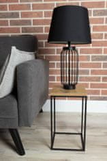 Dekorstyle Stojan na kvety Basic Loft 40 cm čierny