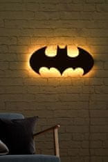 Hanah Home Nástenná dekorácia s led svetlom Batman žltá