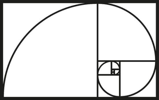 Wallity Nástenná kovová dekorácia GOLDEN RATIO čierna