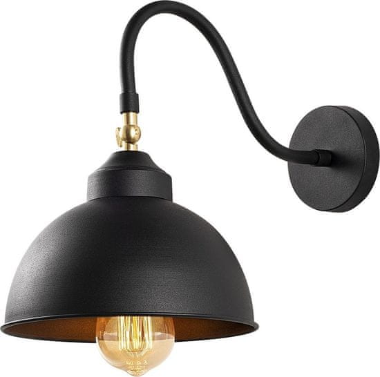 Opviq Nástenná lampa Saglam II čierna