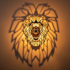 Opviq Nástenná lampa Lion čierna