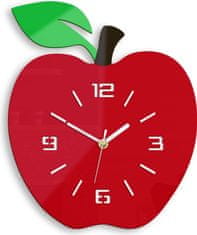 ModernClock Nástenné hodiny Apple červené