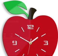 ModernClock Nástenné hodiny Apple červené