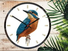 ModernClock Nástenné hodiny Bird Unikat biele