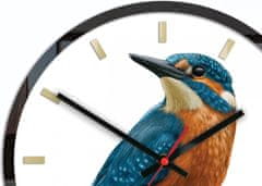 ModernClock Nástenné hodiny Bird Unikat biele