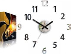 ModernClock Nástenné hodiny Box čierne