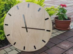 ModernClock Nástenné hodiny Black Oak hnedé