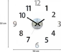 ModernClock Nástenné hodiny Box čierne