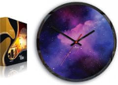 ModernClock Nástenné hodiny Galaxy fialové