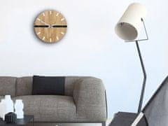 ModernClock Nástenné hodiny Horizon hnedé