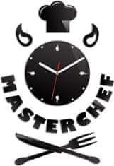 ModernClock Nástenné hodiny Master Chef čierne