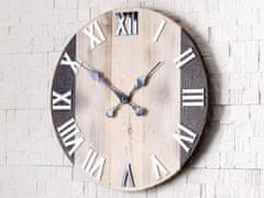 ModernClock Nástenné hodiny Old Oak hnedé