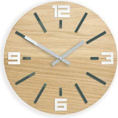 ModernClock Nástenné hodiny Sheen šedé