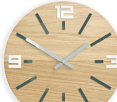 ModernClock Nástenné hodiny Sheen šedé