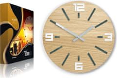 ModernClock Nástenné hodiny Sheen šedé