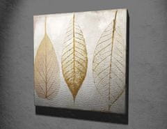 Hanah Home Obraz Gold Leaves 45x45 cm