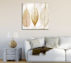 Hanah Home Obraz Gold Leaves 45x45 cm