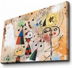 Hanah Home Obraz KARNEVAL HARLEKINOV, J. MIRÓ 45x70 cm